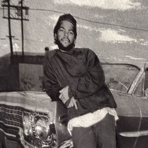 BOYZ N THE HOOD Shirt Womens Large Black Graphic Hip Hop Urban - Picture 3 of 8